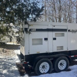 Génératrice diesel MQ Power 125 kVA 100 kW usagée avec moteur Isuzu