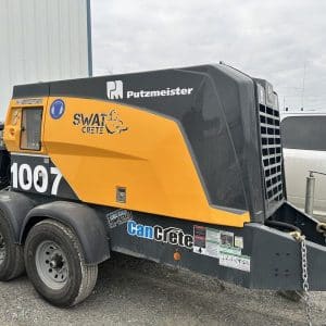 Pompe à béton remorquable Putzmeister TK 1007 à vendre au Québec