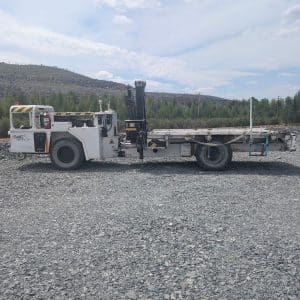 Used Getman A64 Boom Truck with Hiab Crane – Underground Mining Equipment